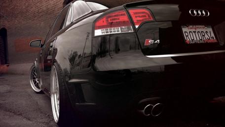 Sleek Audi S4 on Display wallpaper