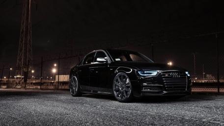 Sleek Nighttime Audi A5 Wallpaper wallpaper