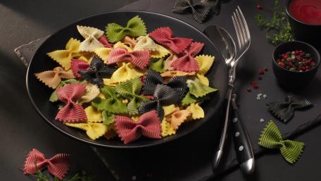 Colorful pasta wallpaper