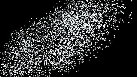 Elegant Black and White Particle Flow Wallpaper wallpaper