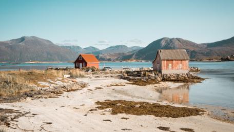 Norwegian landscape wallpaper