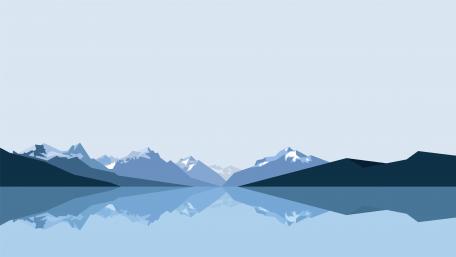 Serene Mountain Reflection wallpaper