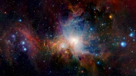 Stellar Nursery in Cosmic Splendor wallpaper