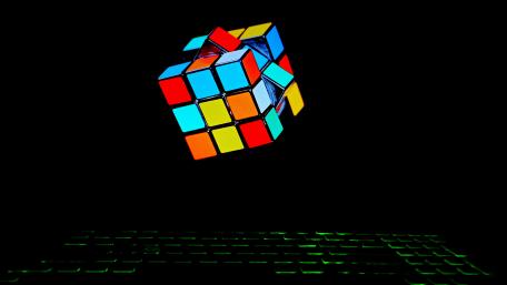 3D lighting wallpaper