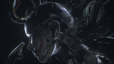 Cyborg girl wallpaper