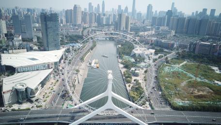 The Tianjin Eye in Tianjin, China wallpaper