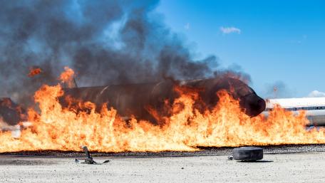 Grand Canyon Airport Firefighter Training wallpaper