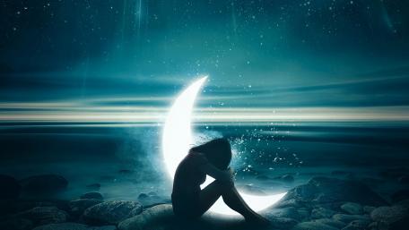 Ethereal Moonlit Dreamland Experience wallpaper