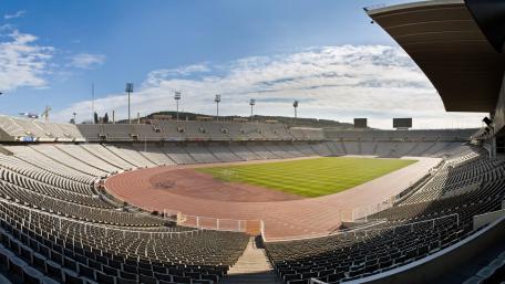 Estadi Olímpic Lluís Companys in Barcelona, Spain wallpaper