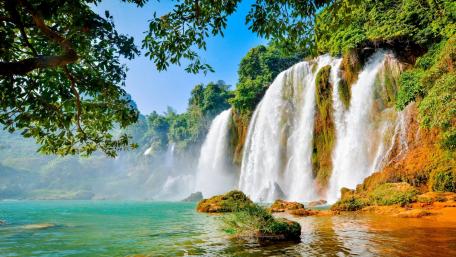 Ban Gioc Waterfall wallpaper