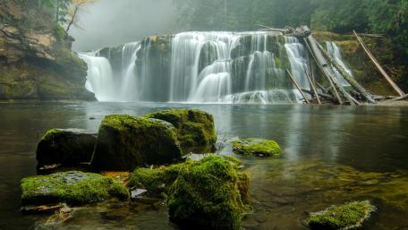 Lower Lewis River Falls, Gifford Pinchot National Forest wallpaper