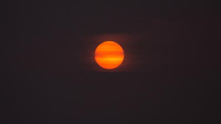 Red sun wallpaper