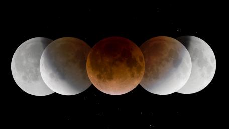 Moon phases wallpaper