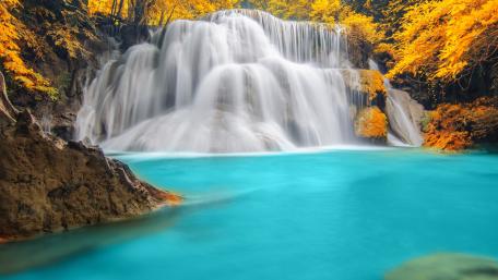 Huai Mae Khamin Waterfall wallpaper
