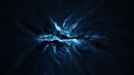 Galactic Abyss of Light and Shadow wallpaper