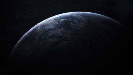 Mystical Shadows of the Blue Planet wallpaper