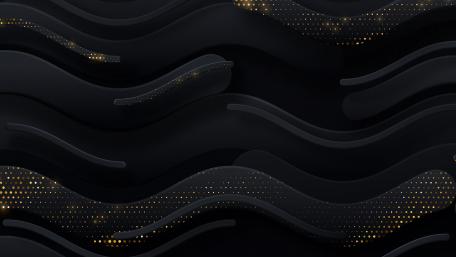 Golden waves wallpaper