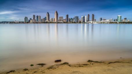 San Diego Skyline Viewpoint, Centennial Park wallpaper