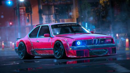BMW M6 Majesty in the Rain wallpaper