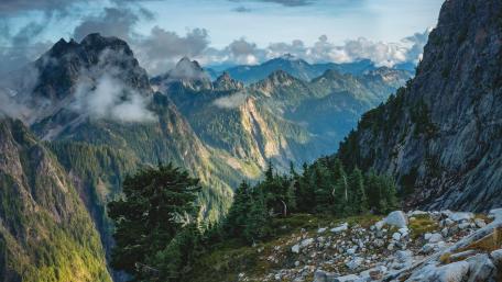Majestic Mountain Views in Washington State wallpaper