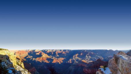 Majestic Grand Canyon at Sunset Moment wallpaper