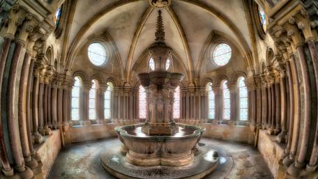 Ethereal Serenity in Urban Architecture wallpaper