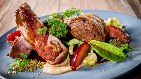 Savory Delights on a Plate wallpaper