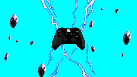 Xbox One Controller blue wallpaper