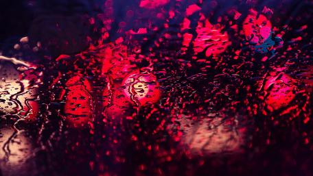 Vibrant Raindrops on Abstract Background wallpaper