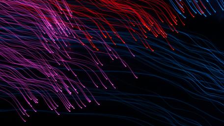 Vibrant Flow of Neon Lights wallpaper