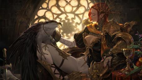 Enigmatic Allure of the Demon Queen wallpaper