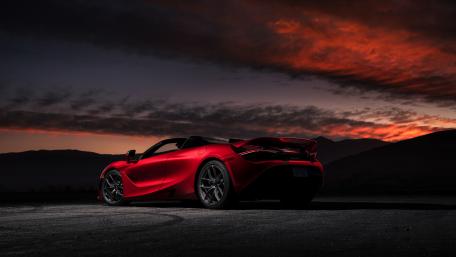 Red McLaren 720S wallpaper