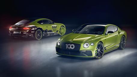 Green Bentley Continental GT Pikes Peak wallpaper