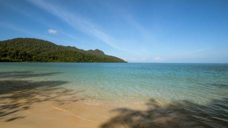 Tranquil Beach Bliss wallpaper