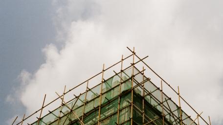 Building under sky wallpaper
