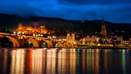 Old Bridge Heidelberg wallpaper