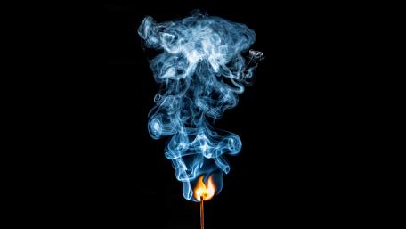 Blue flame wallpaper