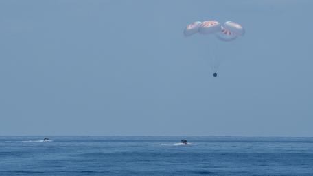 SpaceX Demo-2 Landing wallpaper