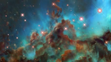 Cosmic Wonders in a Starry Sky wallpaper