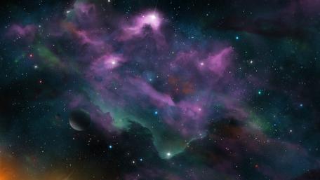 Mystic Nebula Canvas wallpaper