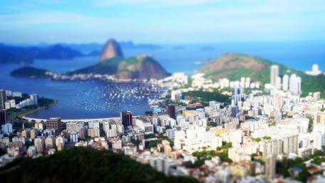 Rio de Janeiro Tilt-shift photography wallpaper