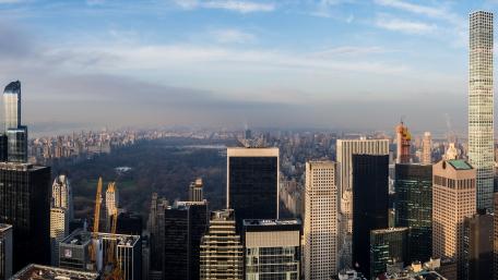 Urban Serenity in Central Park Views wallpaper