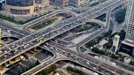 Road Interchange in Beijing wallpaper