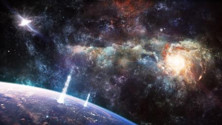 Galactic Wonders: Earth's Cosmic Neighbors wallpaper