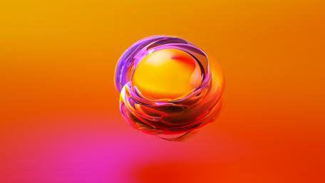 Vibrant Orb in Motion wallpaper