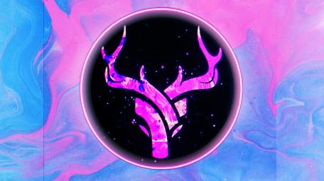 deer paint wallpaper