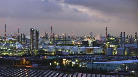 Industrial Area in Kawasaki wallpaper