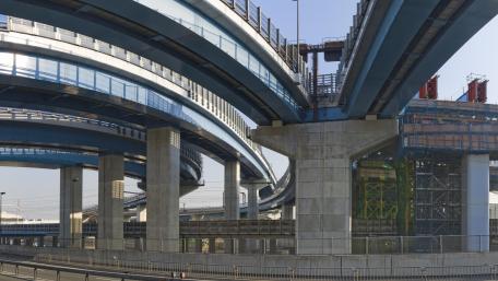 Panorama of the Oyamazaki Interchange wallpaper
