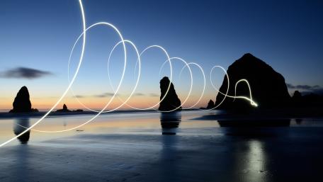 Light spiral wallpaper