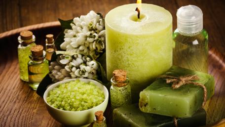 Soothing Spa Retreat Atmosphere wallpaper